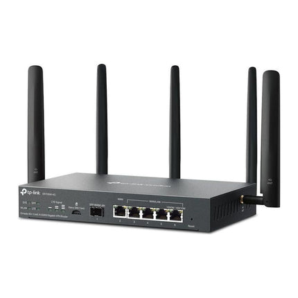 Router VPN TP-Link Omada ER706W-4G, 4G+ Cat6, Wi-Fi 6 AX3000, 5 porturi Gigabit + SFP - imagine 3
