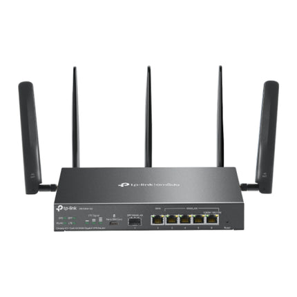 Router VPN TP-Link Omada ER706W-4G, 4G+ Cat6, Wi-Fi 6 AX3000, 5 porturi Gigabit + SFP - imagine 5