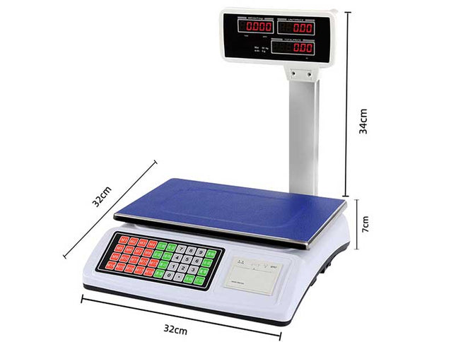 Cantar electronic 10g/50Kg cu imprimanta