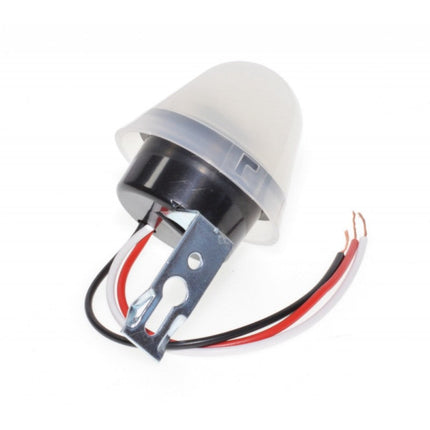 Senzor lumina crepuscular 12V, alb 12V