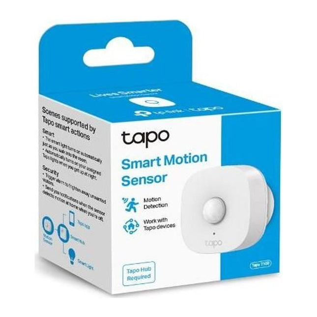Senzor de miscare inteligent TP-Link Tapo T100, 7 m, 120°, baterie 2 ani (necesita hub Tapo)