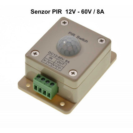 Senzor PIR / 8A 12V 60V