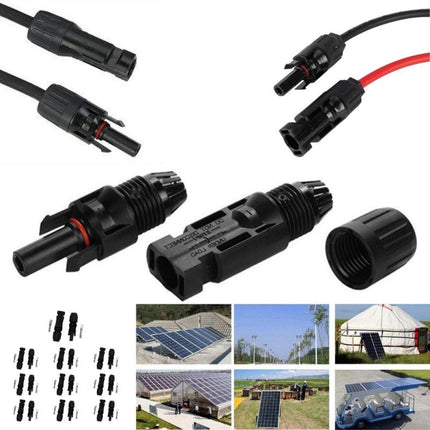 Mufe MC4 conectare panouri fotovoltaice set 10 bucati