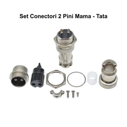 Set conectori mama-tata din metal tip