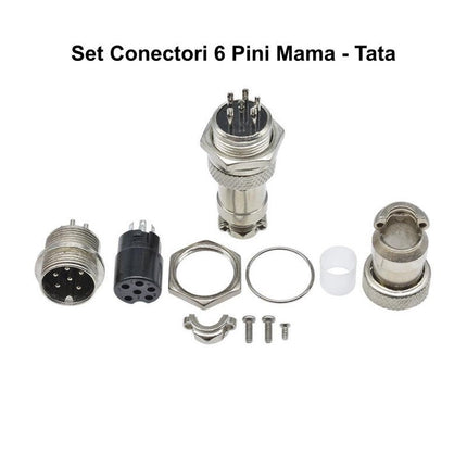Set conectori mama-tata din metal tip