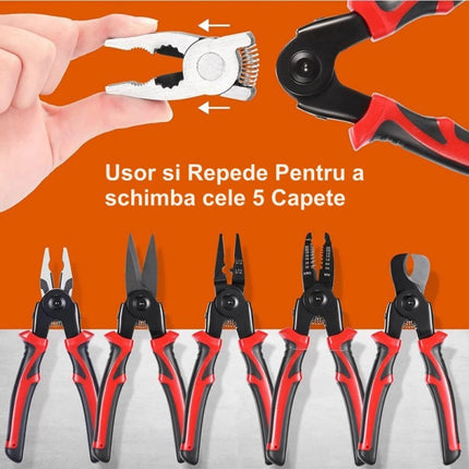 Set multifunctional 5in1 patent, foarfeca, cleste