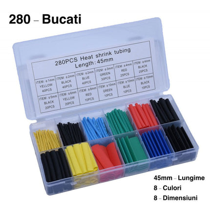 Tub termocontractabil set 280 Rigleta