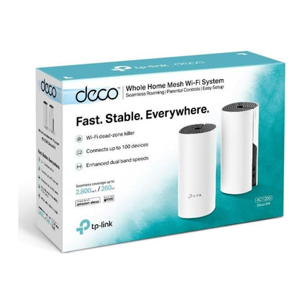 Sistem Wi-Fi Mesh TP-Link Deco M4 AC1200, 2 unitati, acoperire pana la 260 mp - imagine 7