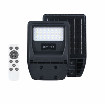 Corp Stradal cu sensor de miscare,panou solar monocristalin integrat si telecomanda -  30W/6500k