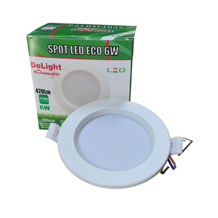 Spot LED Eco 6W/6400k/420lm set 2 buc