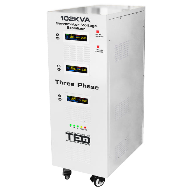 Stabilizator retea maxim 102KVA-SVC cu servomotor trifazat-trifazat TED000064