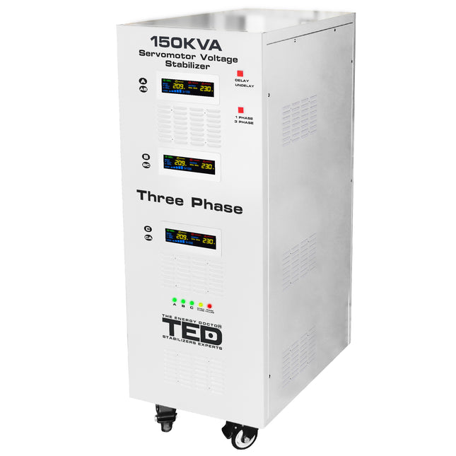 Stabilizator retea maxim 150KVA-SVC cu servomotor trifazat-trifazat TED003591