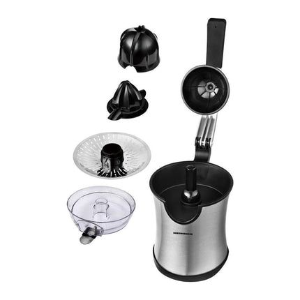Storcator de citrice Heinner Aren HCP-160SS, 160 W, 2 conuri, filtru inox, carcasa inox - imagine 3