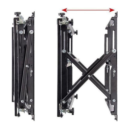 Suport TV de perete B-Tech BT8310XL, 42-120 inch, 125 kg, pop-out, VESA 400x400, negru - imagine 2