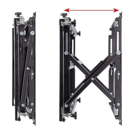 Suport TV de perete B-Tech BT8310XL, 42-120 inch, 125 kg, pop-out, VESA 400x400, negru - imagine 7