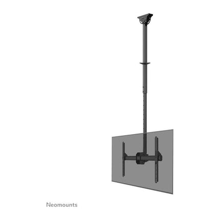 Suport TV de tavan Neomounts CL35-440BL16L, 37-70 inch, 50 kg, reglabil 106-156 cm, VESA 600x400