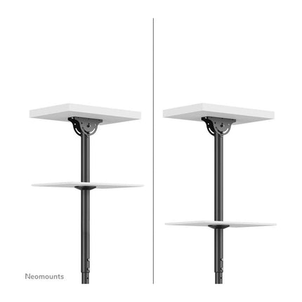Suport TV de tavan Neomounts CL35-440BL16L, 37-70 inch, 50 kg, reglabil 106-156 cm, VESA 600x400 - imagine 5