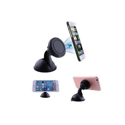Suport telefon magnetic cu ventuza