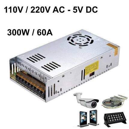 Sursa metalica alimentare 5V-60A 300W 5V 60A