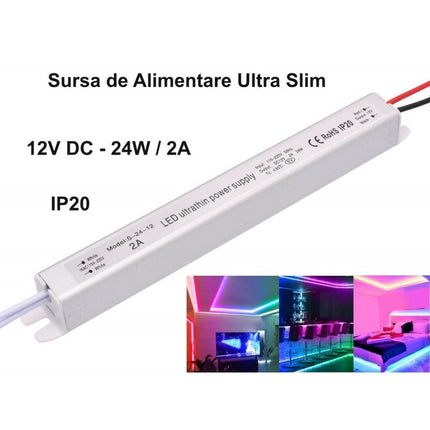 Sursa Alimentare Slim /2A 12V 24W 2A