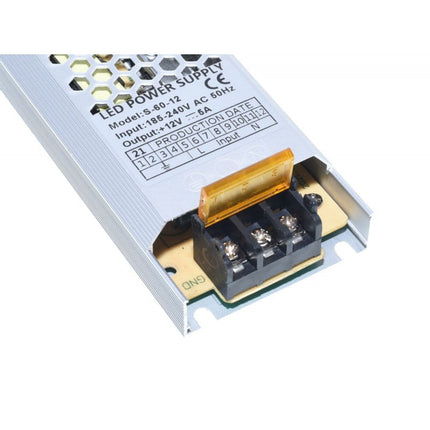 Sursa alimentare slim 12V-5A 60W 12V 5A