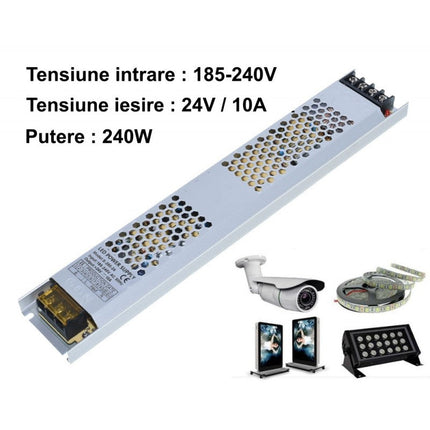 Sursa alimentare slim 240W 24V 10A