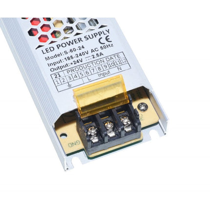 Sursa alimentare slim 60W 24V 5A