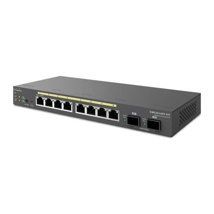 Switch administrabil PoE EnGenius EWS2910FP-FIT, 8 porturi Gigabit PoE+ 110 W + 2 SFP, L2/L3 - imagine 3