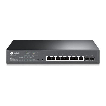 Switch administrabil PoE TP-Link JetStream TL-SG2210MP, 8 porturi Gigabit PoE+ 150 W + 2 SFP, Omada - imagine 3