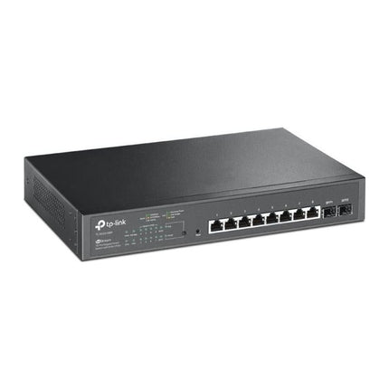 Switch administrabil PoE TP-Link JetStream TL-SG2210MP, 8 porturi Gigabit PoE+ 150 W + 2 SFP, Omada - imagine 4