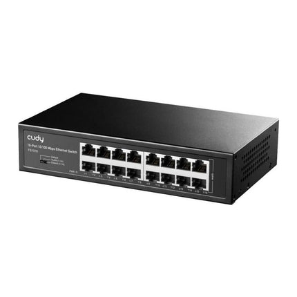 Switch Cudy FS1016, 16 porturi 10/100 Mbps, metal, rackabil, moduri VLAN/Extend - imagine 4