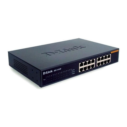 Switch D-Link DES-1016D, 16 porturi 10/100 Mbps, metal, desktop/rack - imagine 3