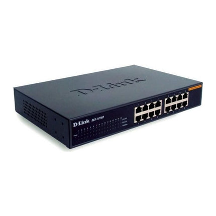 Switch D-Link DES-1016D, 16 porturi 10/100 Mbps, metal, desktop/rack - imagine 4