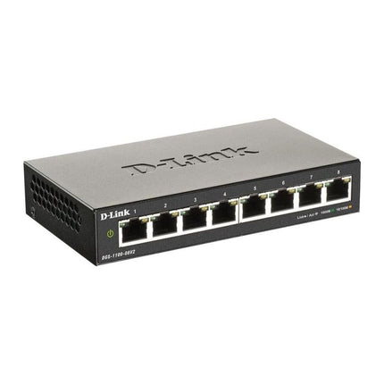 Switch D-Link DGS-1100-08V2, 8 porturi Gigabit, Easy Smart (VLAN, QoS), fara ventilator - imagine 5
