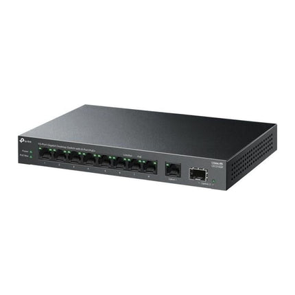 Switch PoE TP-Link LiteWave LS1210GP, 10 porturi Gigabit, 8x PoE+ 61 W, 1 slot SFP - imagine 8