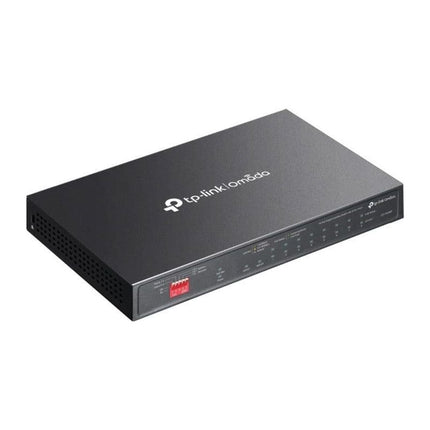Switch PoE TP-Link Omada DS110GMP, 10 porturi Gigabit, 8x PoE+ 123 W, 1 slot SFP - imagine 4