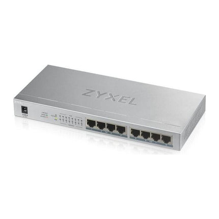 Switch PoE Zyxel GS1008-HP, 8 porturi Gigabit PoE+, buget 60 W, desktop - imagine 3
