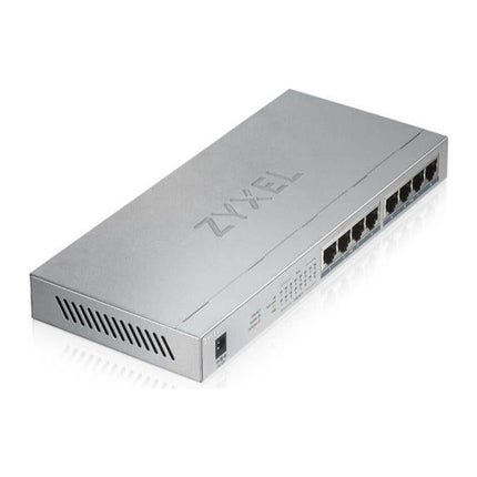 Switch PoE Zyxel GS1008-HP, 8 porturi Gigabit PoE+, buget 60 W, desktop - imagine 7