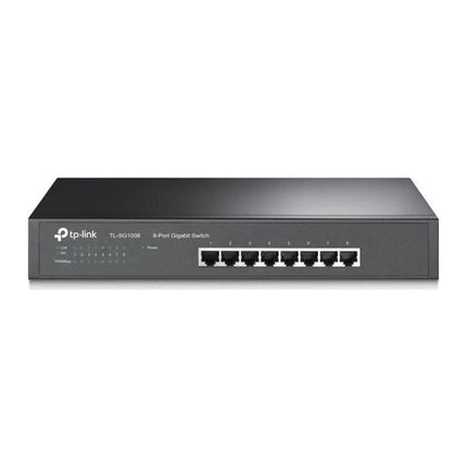 Switch TP-Link TL-SG1008, 8 porturi Gigabit, metal, rackabil 1U - imagine 2