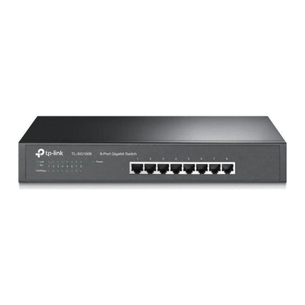 Switch TP-Link TL-SG1008, 8 porturi Gigabit, metal, rackabil 1U - imagine 3