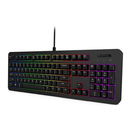 Tastatura gaming Lenovo Legion K310, RGB, membrana, anti-ghosting, USB, negru - imagine 4