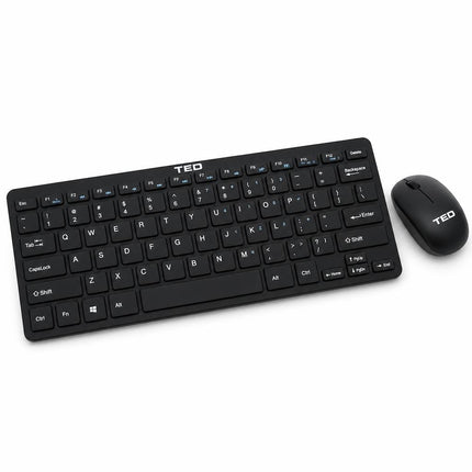 Tastatura TED-2 + mouse wireless mini black TDM10 606076 - oferta