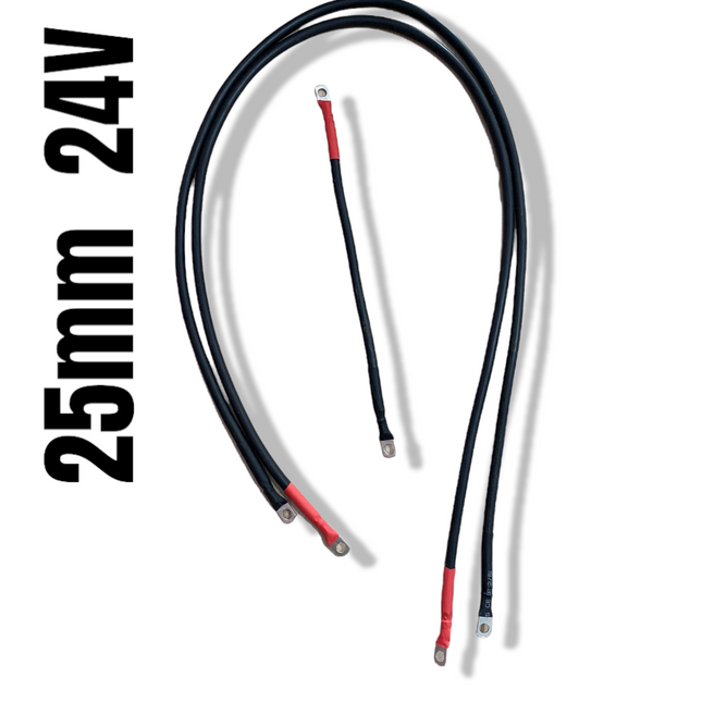 Kit cabluri conectare acumulatori sistem fotovoltaic 24V
