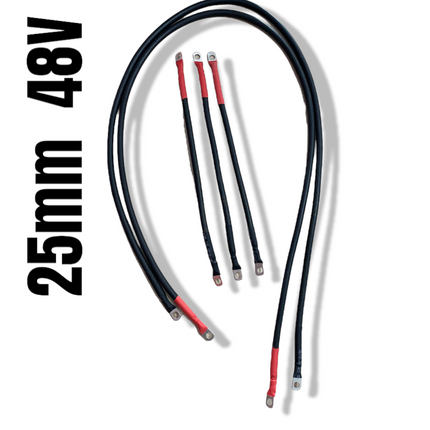 Kit cabluri conectare acumulatori sistem fotovoltaic 48V/24V