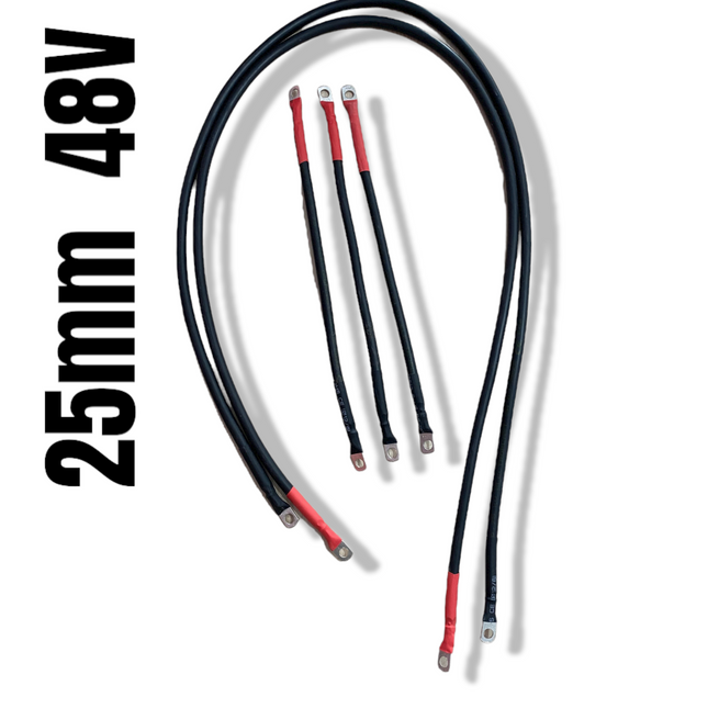 Kit cabluri conectare acumulatori sistem fotovoltaic 48V/24V