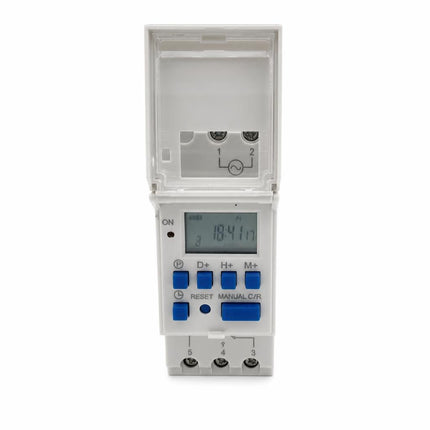 TEMPORIZATOR DIGITAL 7 ZILE PE DIN 16A 1NO IP20