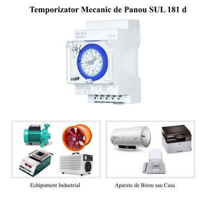 Temporizator Mecanic panou 16A pentru instalatii