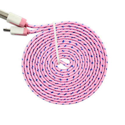 Cablu microusb cu fir textil plat