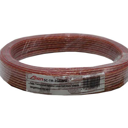 Cablu difuzor transp 2x0,5mm 10M