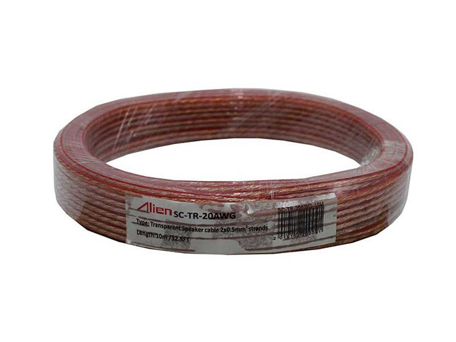 Cablu difuzor transp 2x0,5mm 10M
